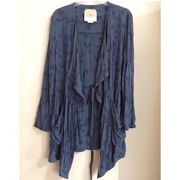 EUC Anthropologie HEI HEI Melita embroidered jacket size M, with POCKETS! - Picture 2 of 8